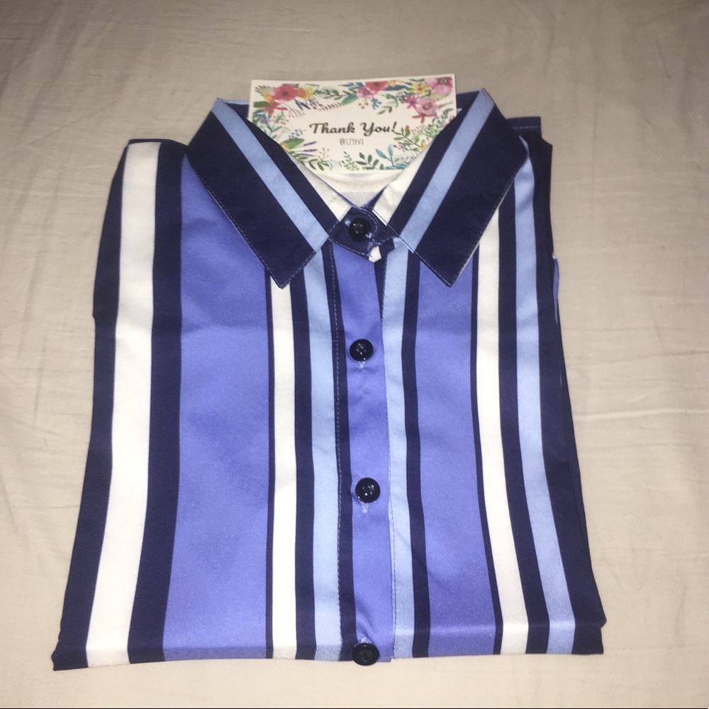 NEW! Button-Up Blouse - Picture 3 of 5